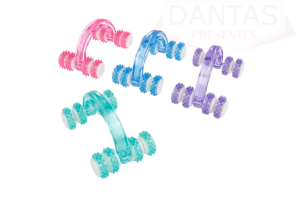 Massageador de Carrinho Colorido 14cm - Dantas