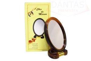Espelho de Mesa Ovala 29,5x15cm - Dantas