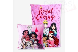 Kit Almofada e Manta Princesas - Zona Criativa