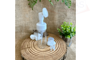 Frasco Pump com Escova com Tampa 100ml - Saz Comércio