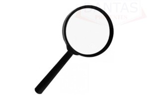 Lupa 75mm Cabo em Plástico - Onyx