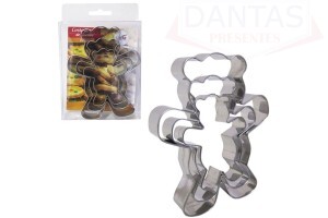 Cortador de Biscoito Urso 3 peças - Imporiente