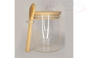 Pote de Vidro com Tampa e Colher 450ml - Y888