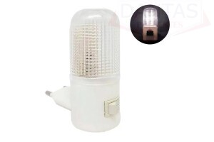 Mini Luminaria de Tomada de Plástico 7,5cm - Livon