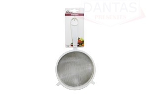 Peneira Inox com Cabo em Plástico 14cm - MegaGift