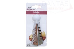 Mini Ralador de Cozinha em Aço Inox 8,5cm - MegaGift