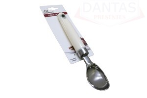 Colher de Sorvete Aço Inox Cabo em Plástico - MegaGift
