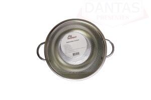 Escorredor Aço Inox com Alça 22,5cm - MegaGift
