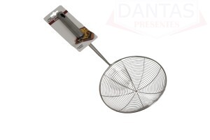 Peneira de Cozinha em Aço Inox 16cm - Megagift