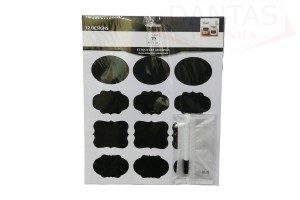 Etiquetas Adesivas Removivel com 12 Designs Sortido - MJ