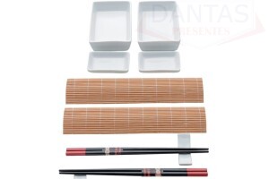 Conjunto 10 peças para Sushi de Bambu Kyoto - Lyor