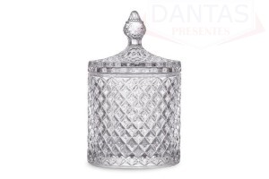 Potiche Decorativo de Cristal com Tampa - Wolff