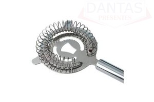 Coador De Gelo Strainer Inox Cabo Longo Ideal Shaker Boston