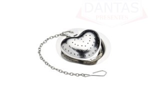 Filtro / Infusor De Chá E Ervas Inox Coração