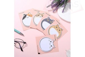 Bloco de Anotação Autoadesivo Gatinho de Papel