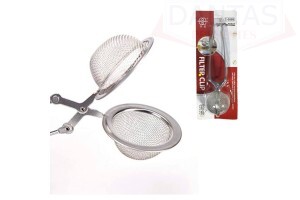 Filtro / Infusor De Chá E Ervas Inox Peneira Coador