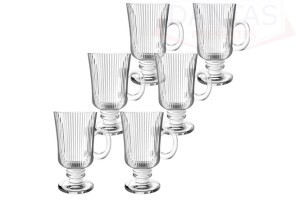 Caneca Irish Coffe 245ml 6 peças