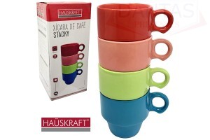 Xícara Café Stacky 90ml 4 peças