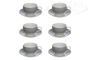Jogo de xícara para Chá 160ml 06 peças