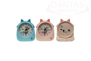 RELÓGIO DESPERTADOR DE PLÁSTICO