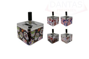 Cinzeiro de Metal  Quadrado 12x8,5cm - Dantas