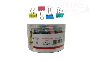  Clips de Metal Colorido 25mm com 48 peças - Dantas