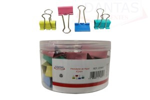  Clips de Metal Colorido 41mm com 24 peças - Dantas