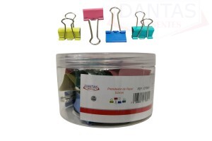  Clips de Metal Colorido 51mm com 12 peças - Dantas