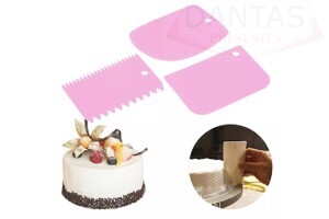 Jogo Com 3 Marcadores Para Textura em Confeitaria