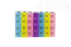 Porta colorido comprimido de Plástico - Dantas