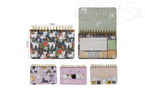 Caderno Paltado 52 Folhas 19cm - Dantas