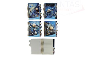 Bloco de anotação planetas 80 folhas - Dantas