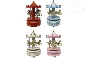 Caixa de Música Carrossel 17x10cm - Dantas