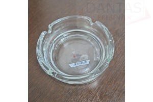 Cinzeiro de Mesa Redondo de Vidro 10,8cm - Dantas