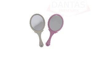 Espelho de Plástico Oval com Cabo - Dantas