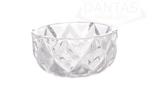 Bowl de cristal de chumbo Deli Diamond 11x5,5cm
