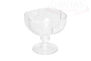 Conjunto 04 taças para sobremesa de vidro Butterfly