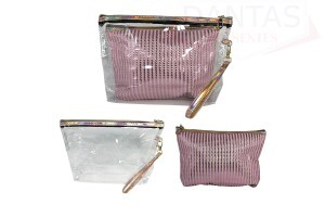 Necessaire com 2 Peças com Alça -  Dantas