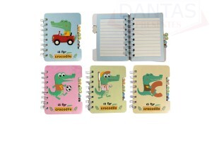 BLOCO DE ANOTAÇOES CROCODILO 60 FOLHAS