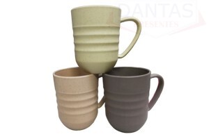 Caneca Bambu e PP Lines Sortida 300ml - Coliseu