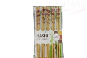 Jogo de Hashi com 10 Pares em Bambu 24cm