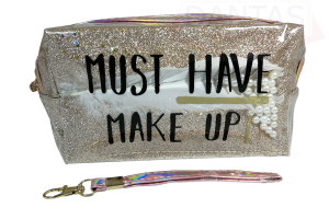 NECESSAIRE MODELO ESTOJO COM GLITTER - DANTAS