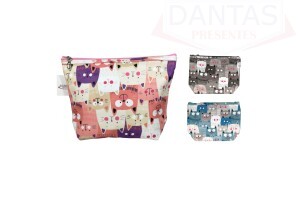 Necessaire Gatinho 27x18x8cm - Dantas