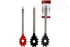 Pegador de Massa de Silicone Cabo de Inox 28cm