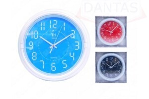 Relogio de Parede 20,3x20,3x3,7cm Sortido