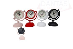 Relogio de mesa de plástico 9cm - Dantas
