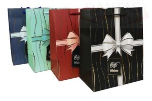 Sacola de Papel para Presente pacote com 12 unidades 32cm