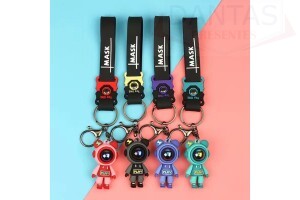 Chaveiro urso astronauta 13cm - Dantas