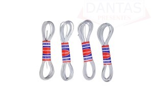 Elástico branco 4 peças com 2 metros cada - Dantas