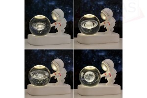 Enfeite de mesa luminaria astronalta - Dantas